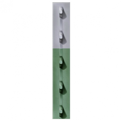 Green Studded Steel Tee Fence Post 5′6″ 1.25lb/ft