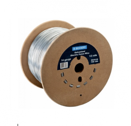 Bekaert Electric Fence Wire  14 Gauge 1/2 Mile