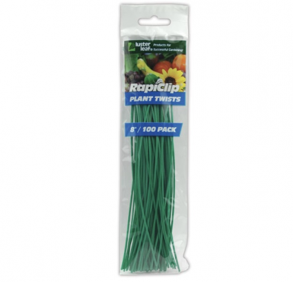 Luster Leaf Rapiclip Plant Twist Tie Strips 100 Pack