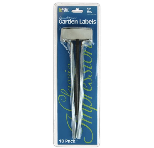 Zinc Plant Markers 10″ 10 Pack