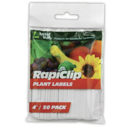 Plastic Plant Labels 4″ 50 Pack