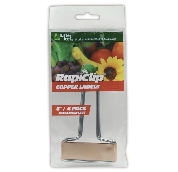 Copper Plant Labels 6″ 4 Pack