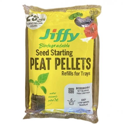 Jiffy Peat Pellets Refill 25 Pack