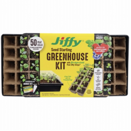 Jiffy Strips N Greenhouse Kit 50 Pack