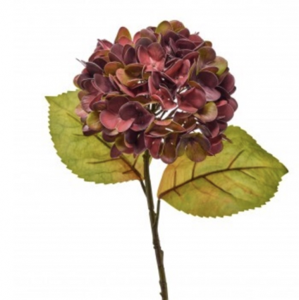 Burgundy Hydrangea Stem 23"