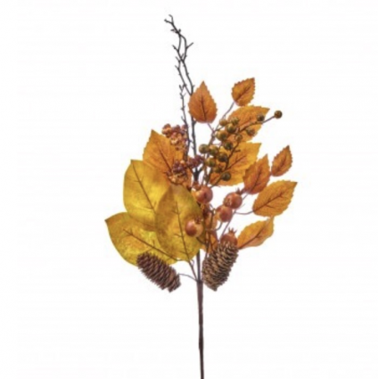 Beech Berry Cone Mix Spray 24"