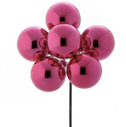 Hot Pink Matte Stemball 40mm