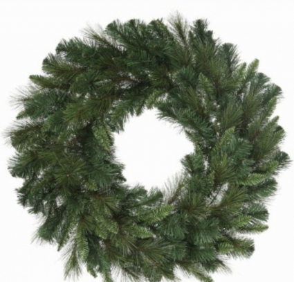 Belgium Mix Clear LED Wreath 36"