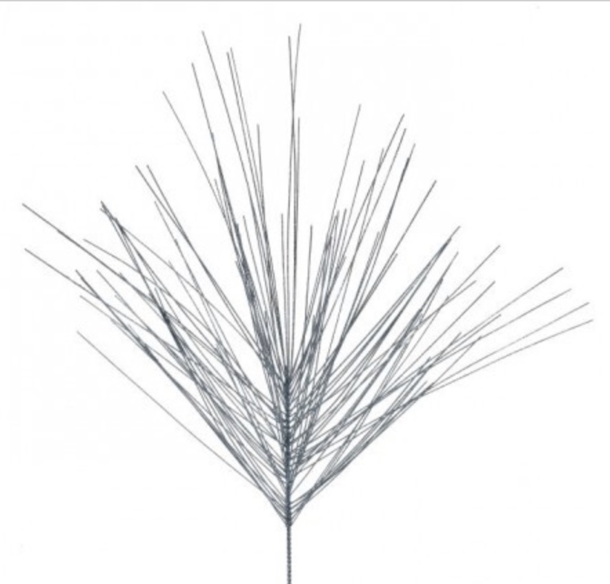 Glitter Longleaf Pine Spray 18"