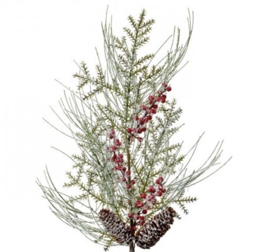 Waterproof Long Needle Berry Spray 33"