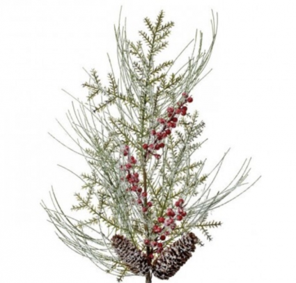 Waterproof Long Needle Berry Spray 33"