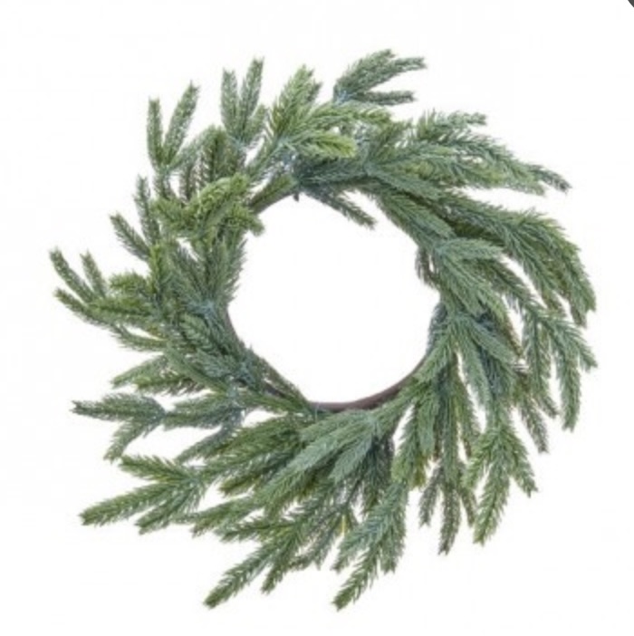 Mini Fir Candle Ring 17"