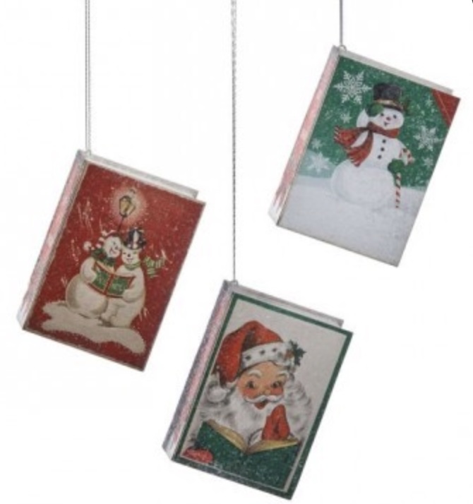 Retro Music Book Ornament 4"