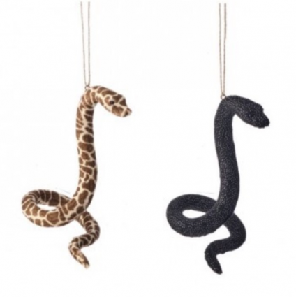 Fur Cobra Snake Ornament 5.5" (Sold Separately) 