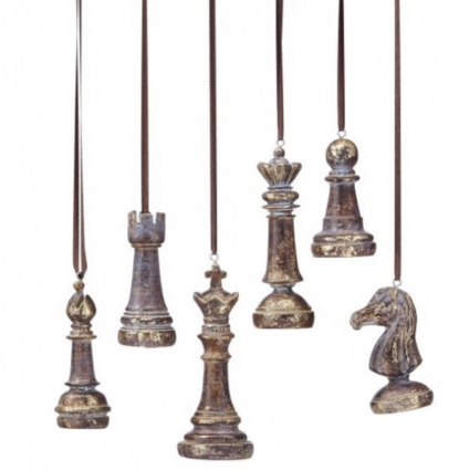 Chess Piece Ornament (Sold Seperately)