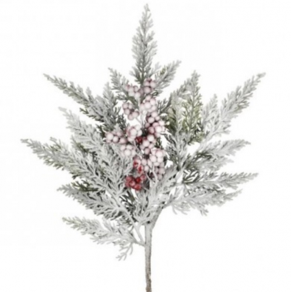 Snowy Cedar Berry Pick 16"