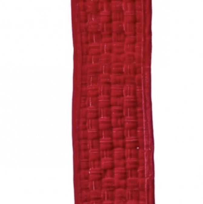 Red Velvet Braided Ribbon 5" x 3Y