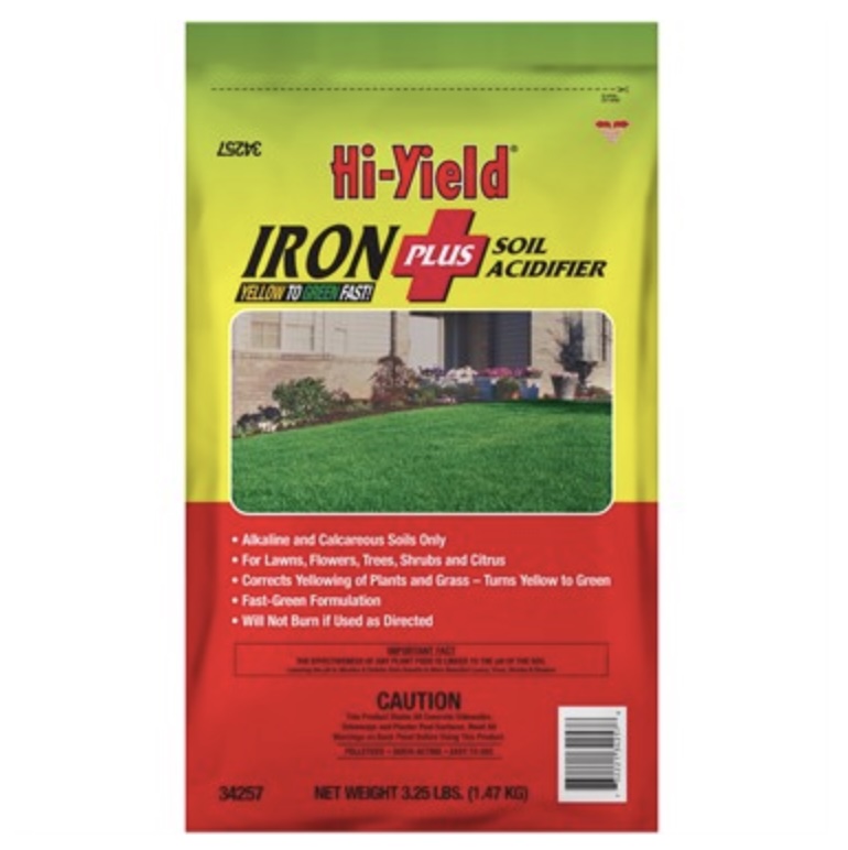 Hi-Yield&reg; Iron Plus soil Acidifier 11-0-0  3.25lb