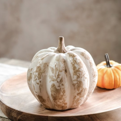 Beige Heirloom Pumpkin 7"