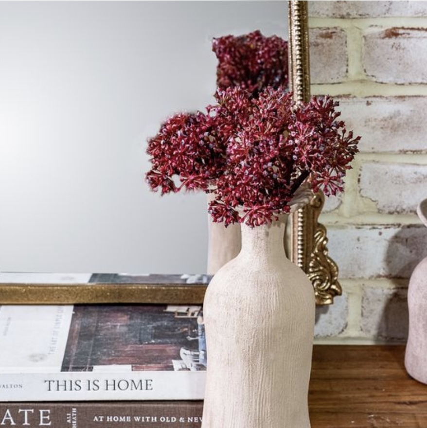 Burgundy Chrysanthemum Bundle 12"