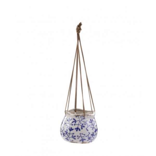 CERAMIC BLUE &amp; WHITE POTS