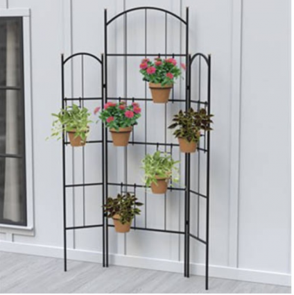 Three-Panel Garden Trellis 37"W x 72"H