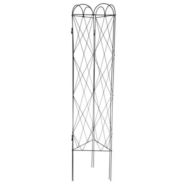 Rustic Heirloom Three-Panel Pea Trellis Plant Support