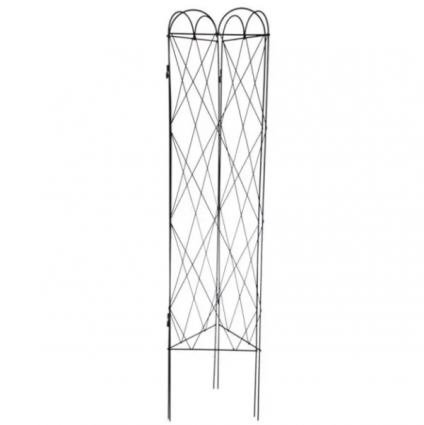 Rustic Heirloom Three-Panel Pea Trellis Plant Support