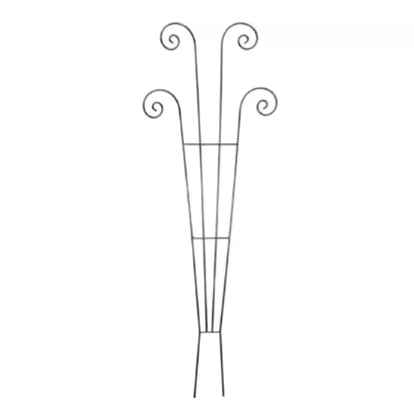 Bronze Fan Trellis 60"H