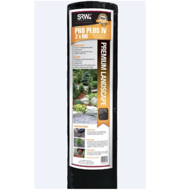 SRW Premium Weed Barrier 4 feet x 100 feet&nbsp;&nbsp;4 oz