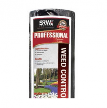 SRW Professional Black Weed Barrier 3' x 300'