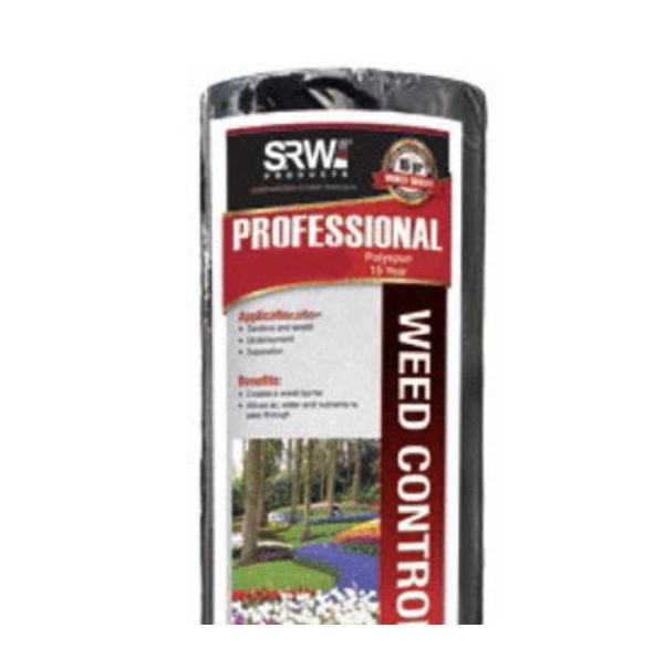 SRW Professional Black Weed Barrier 4' x 300'