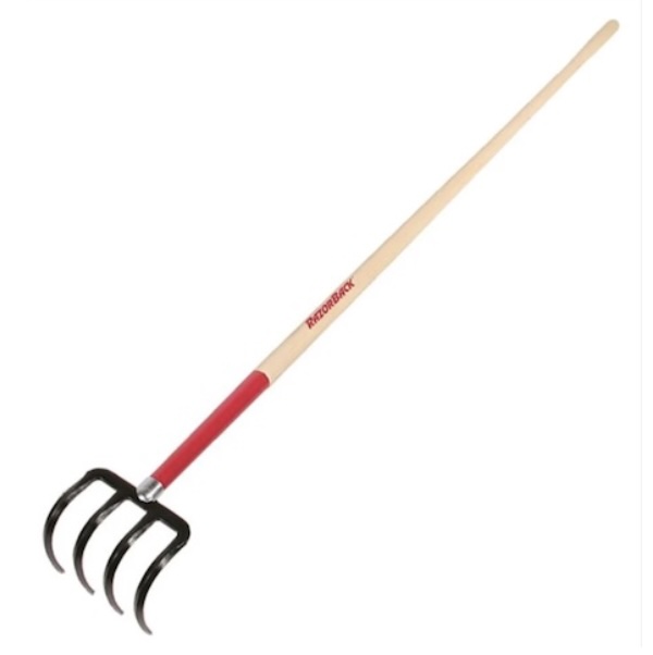 Razorback 4-Tine Forged Steel Cultivator