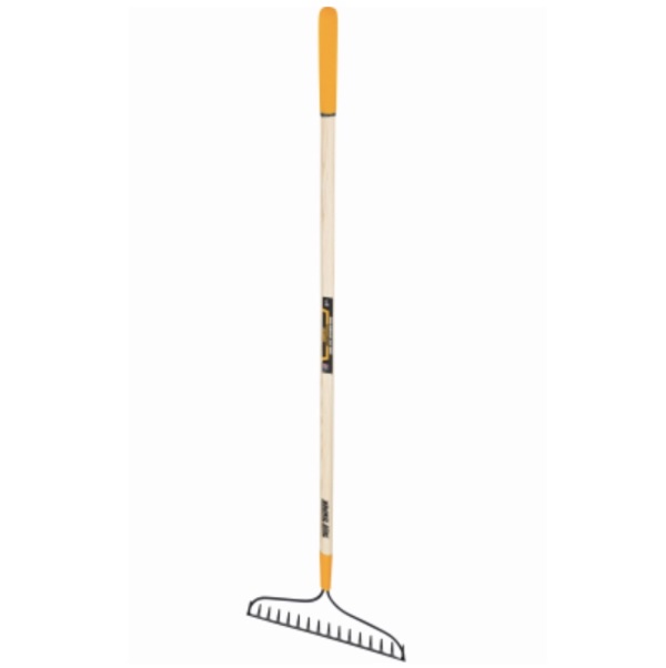 True Temper 16 Tine Heavy-Duty Steel Head Bow Rake 