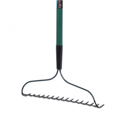 True Temper Bow Rake with 14 Tines and  Fiberglass Handle