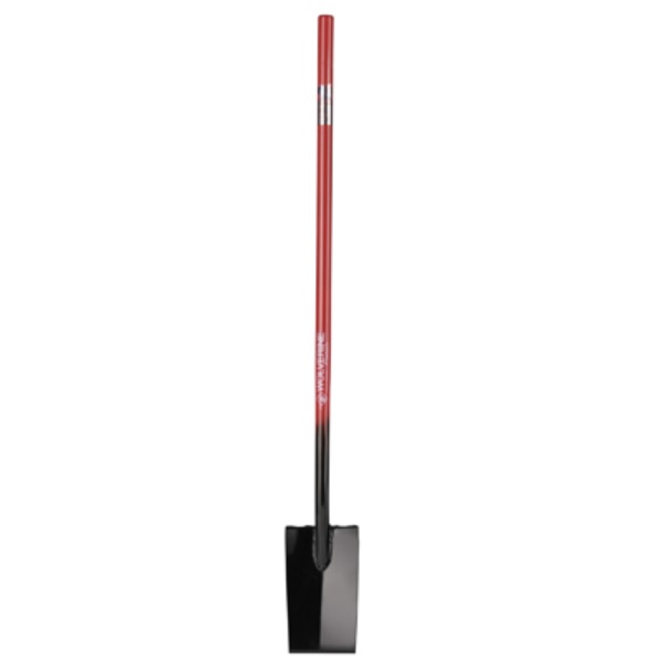 Steel Long-Handle Straight Spade 12"