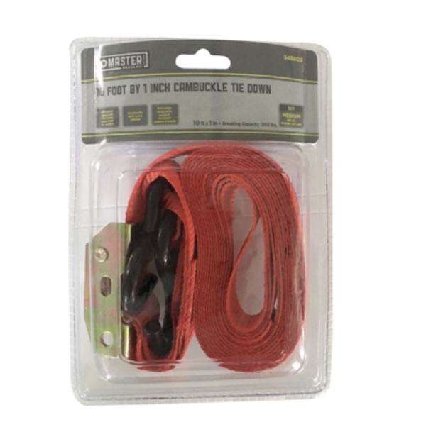 Master Mechanic Cambuckle Tie-Down 1" x 10'