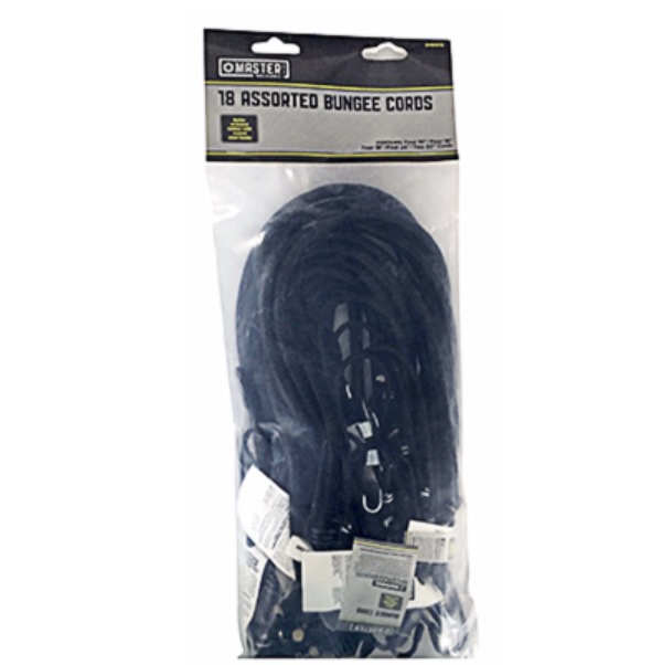 Master Mechanic Assorted Bungee Cords 18-Piece Set