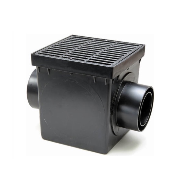 Double Outlet Catch Basin Kit 12"