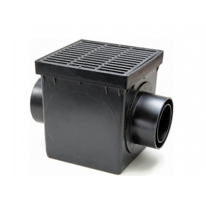 Double Outlet Catch Basin Kit 12"