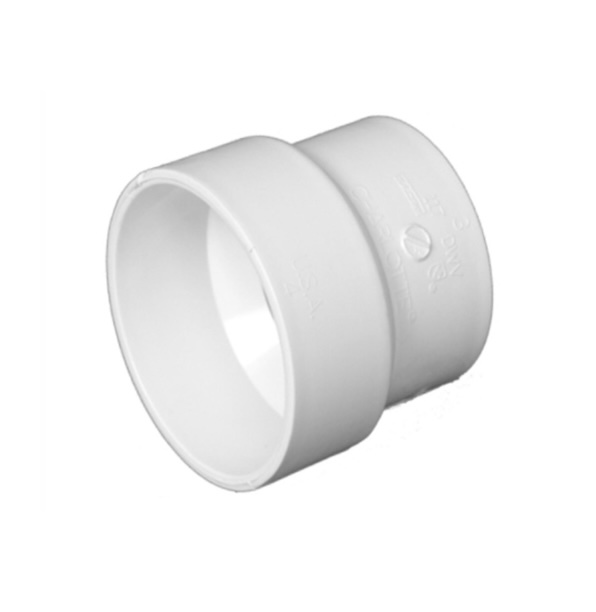 PVC Sewer Pipe Adapter Coupling 4 X 3
