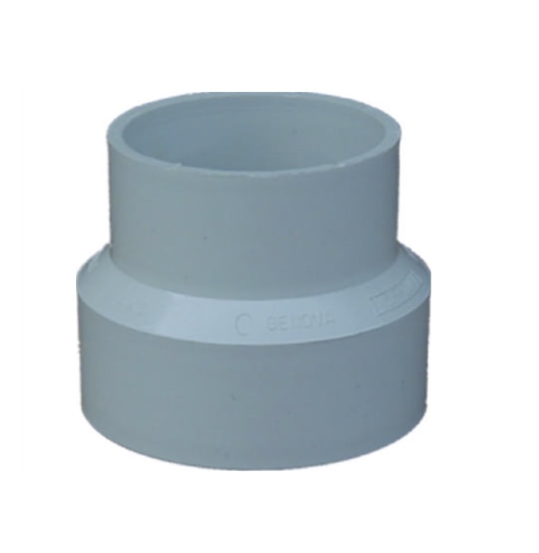 PVC Pipe Sewer Drain Reducing Coupling 4" x 3" 