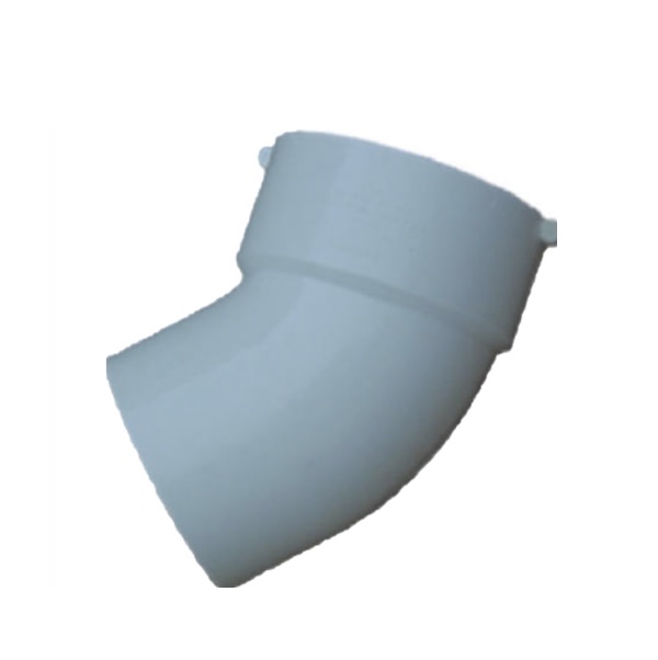 PVC Pipe Sewer & Drain 45-Degree Street Elbow, 4 In.&nbsp;&nbsp; 