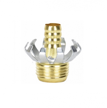 Brass Clincher Hose Repair 1/2" Male 