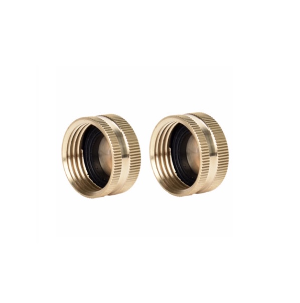 Brass Hose Cap 2-Pack