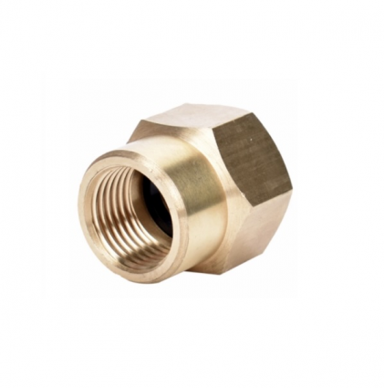 Brass Hose Connector 1/2" NPT x 3/4" NH