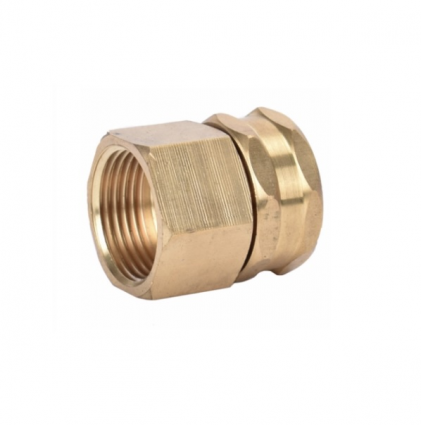 Brass Double Female Swivel Connector 3/4"