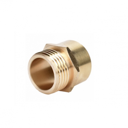 Brass Male-to-Female Hose Connector 3/4" x 3/4"