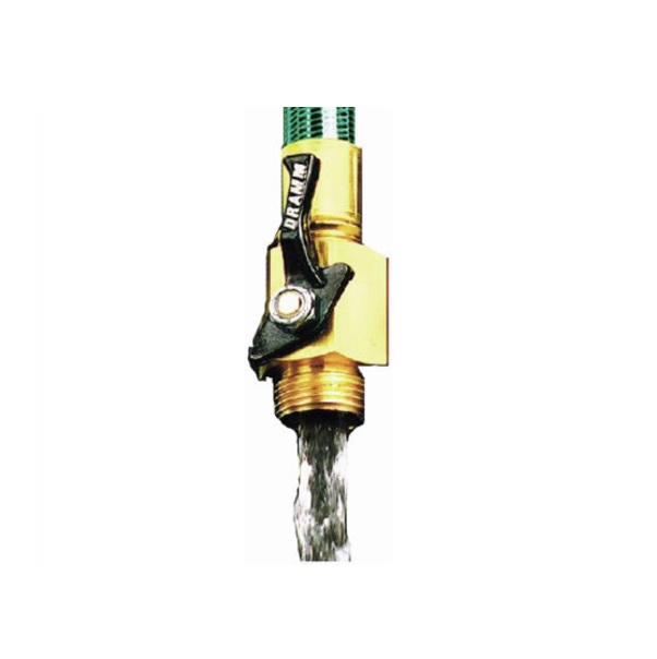 Dramm Heavy-Duty Brass Shut-Off Valve 3/4"