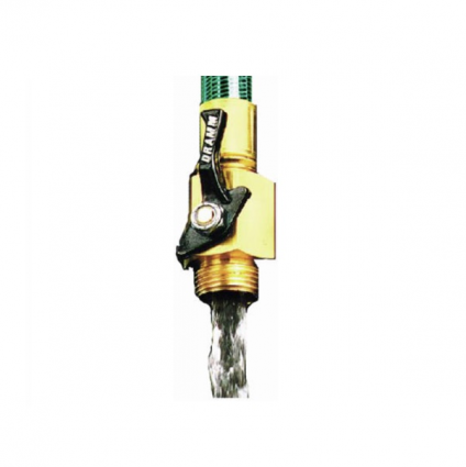 Dramm Heavy-Duty Brass Shut-Off Valve 3/4"